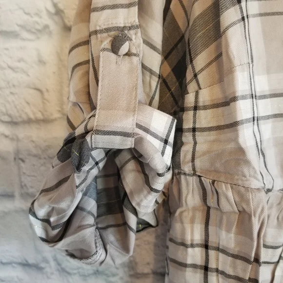 Torrid Plaid Babydoll Flowy Twill Button Shirt New - Picture 6 of 10